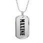 Maxine v01 - Luxury Dog Tag Necklace