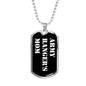 Army Ranger's Mom v3 - Luxury Dog Tag Necklace