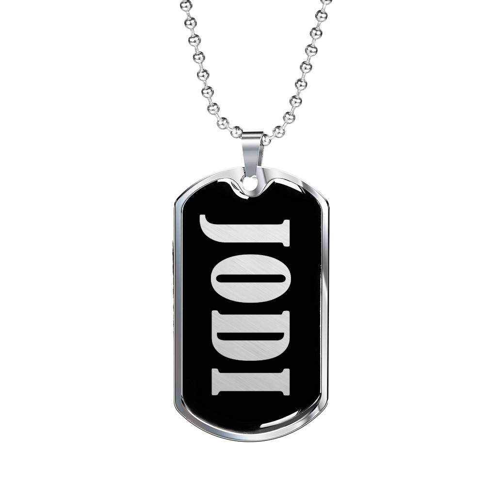 Jodi v01s - Luxury Dog Tag Necklace