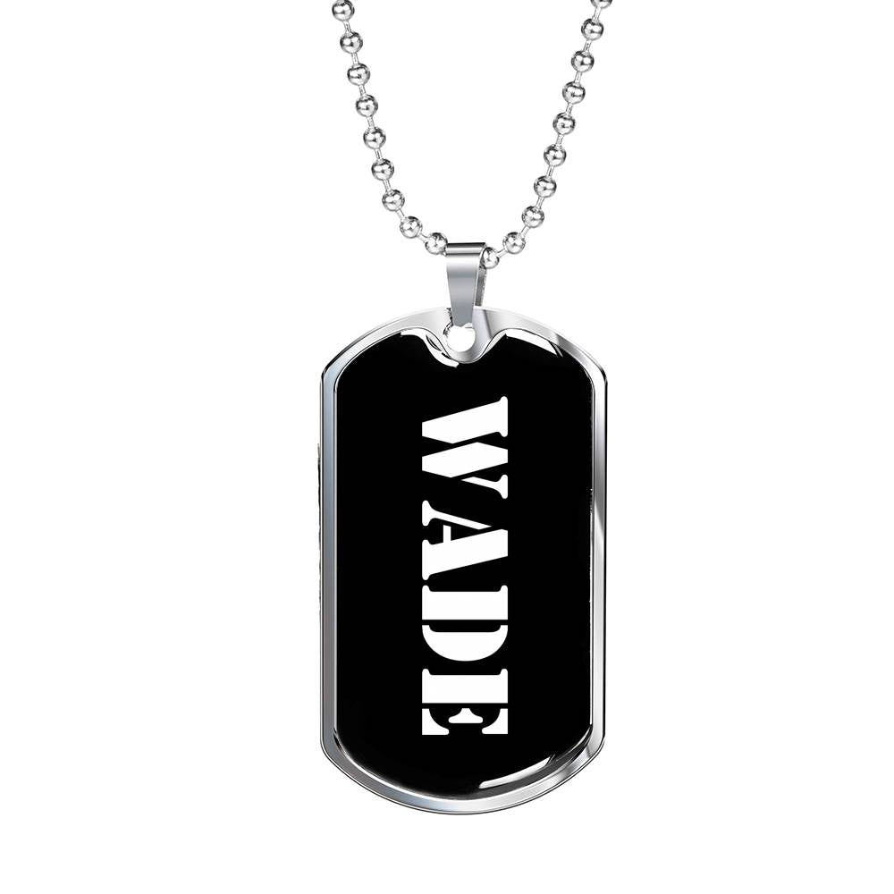 Wade v2 - Luxury Dog Tag Necklace