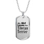 Tibetan Terrier - Luxury Dog Tag Necklace