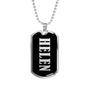 Helen v01s - Luxury Dog Tag Necklace
