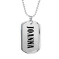 Joanna v01 - Luxury Dog Tag Necklace