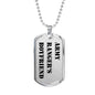 Army Ranger's Boyfriend - Luxury Dog Tag Necklace