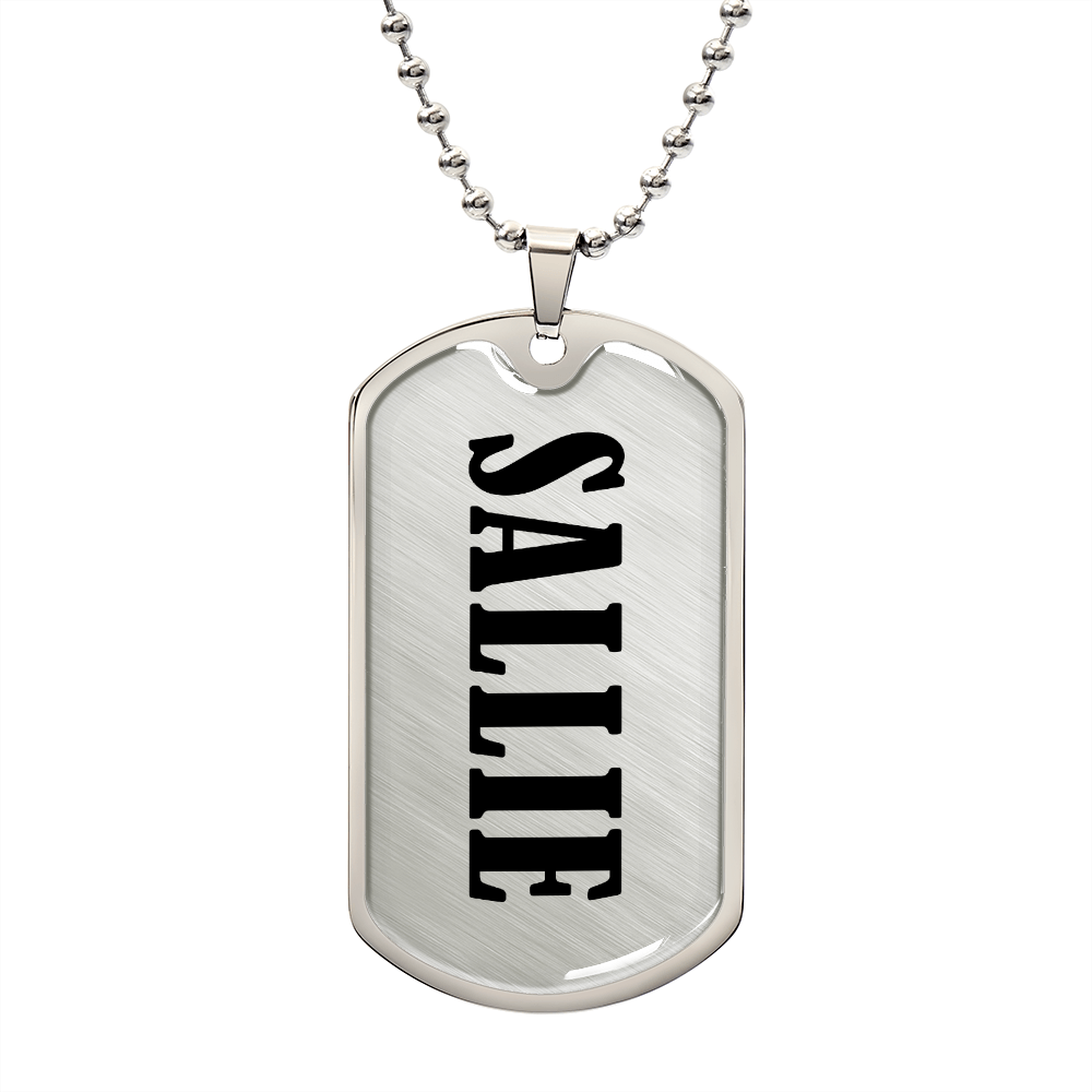 Sallie v01 - Luxury Dog Tag Necklace