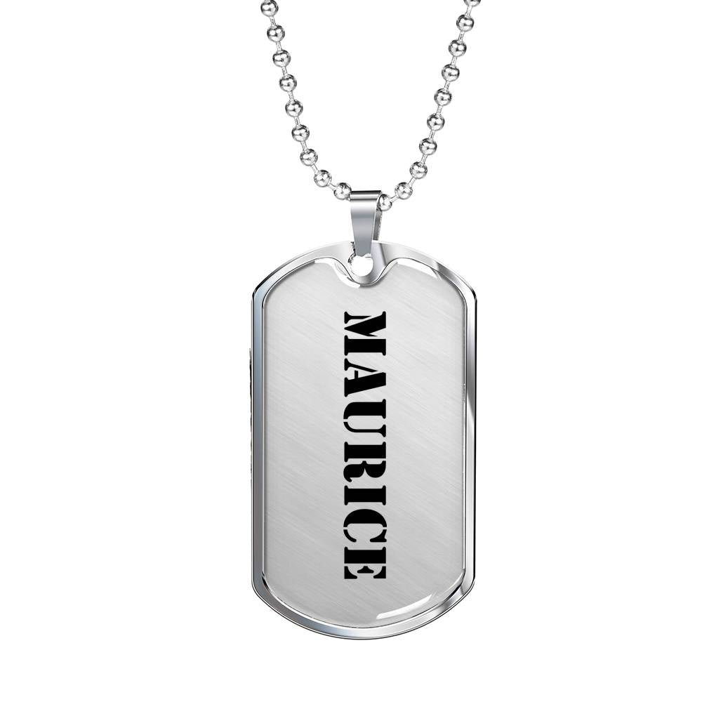Maurice - Luxury Dog Tag Necklace