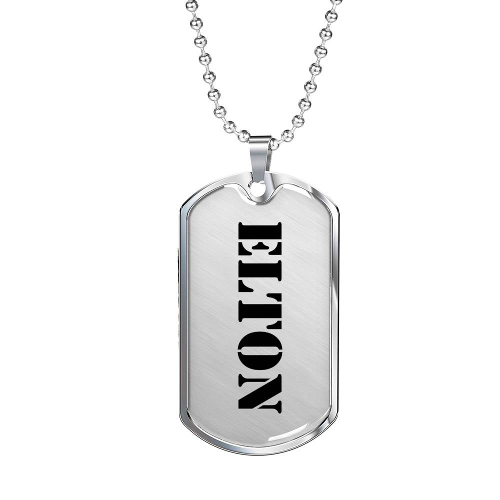 Elton - Luxury Dog Tag Necklace