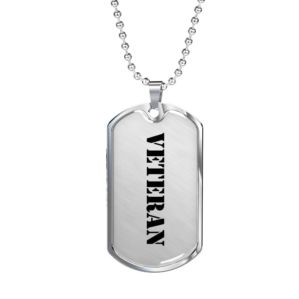 Veteran - Luxury Dog Tag Necklace