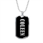 Coleen v02 - Luxury Dog Tag Necklace