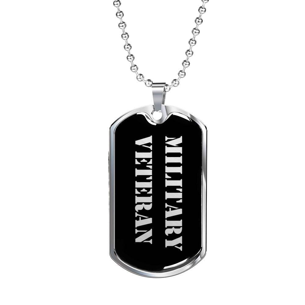 Military Veteran v2 - Luxury Dog Tag Necklace