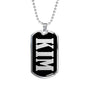 Kim v01s - Luxury Dog Tag Necklace