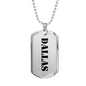 Dallas - Luxury Dog Tag Necklace