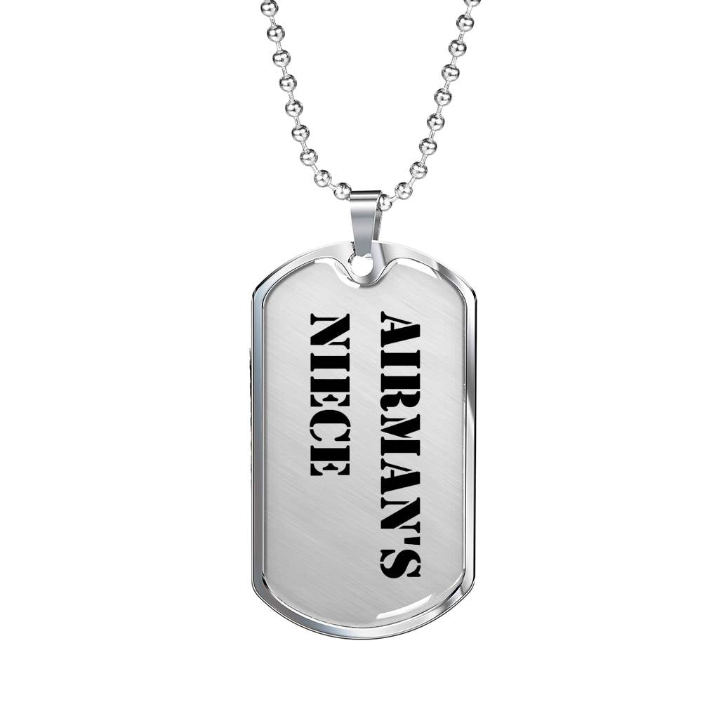 Airman's Niece - Luxury Dog Tag Necklace