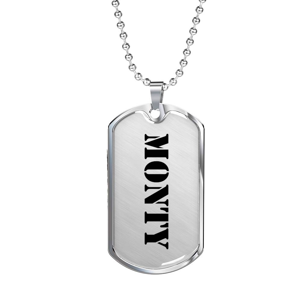 Monty - Luxury Dog Tag Necklace