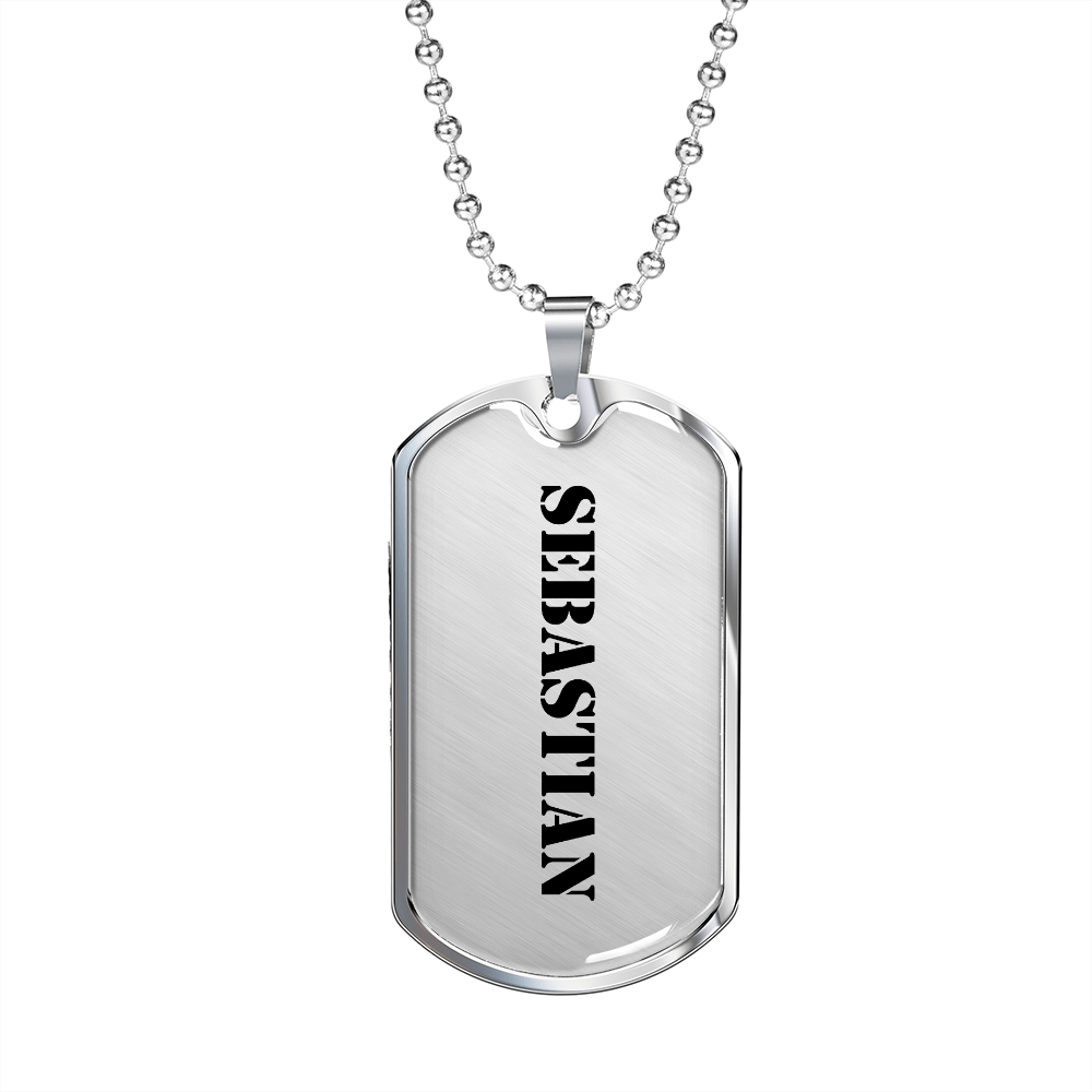 Sebastian - Luxury Dog Tag Necklace