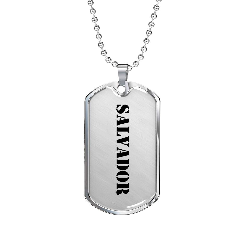 Salvador - Luxury Dog Tag Necklace