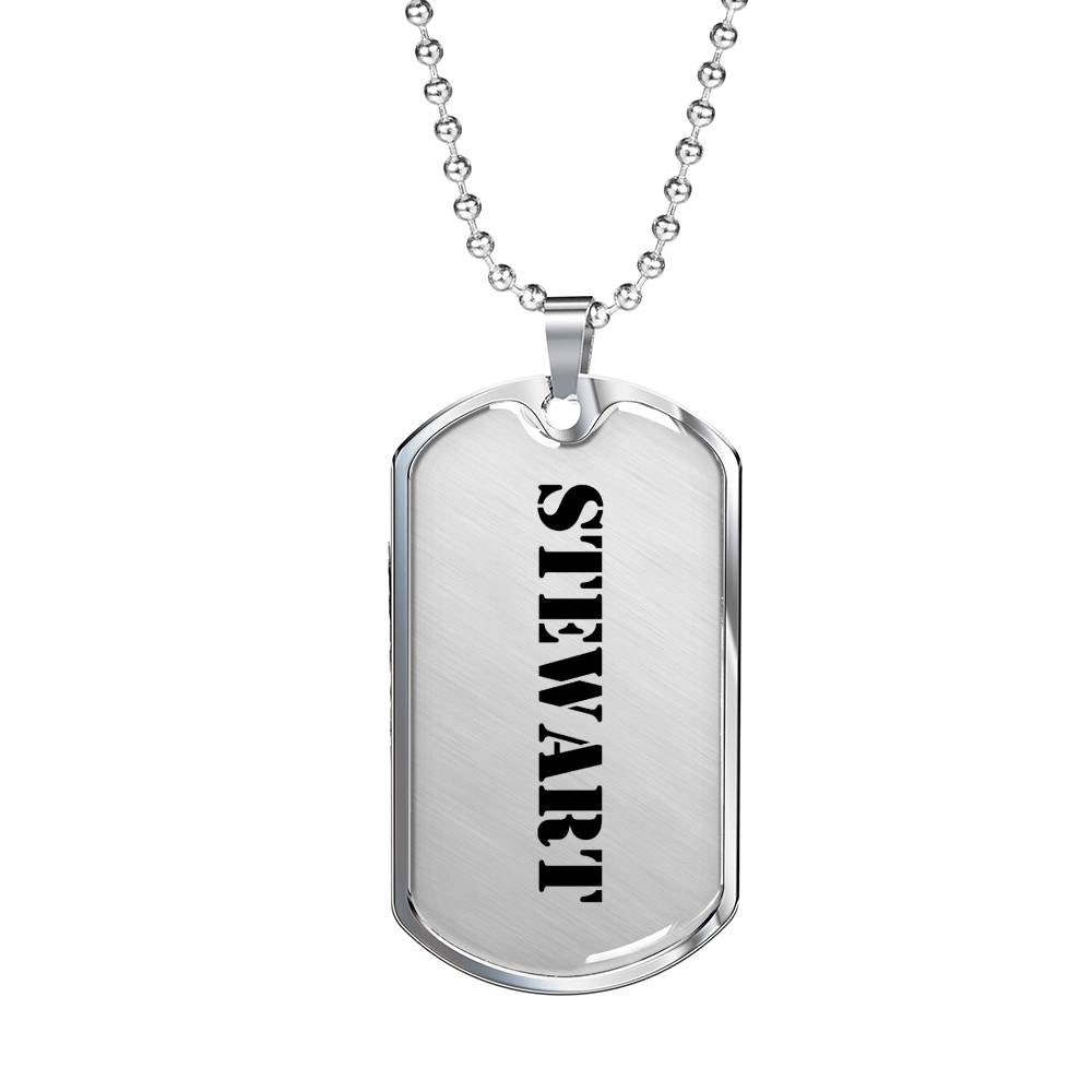 Stewart - Luxury Dog Tag Necklace