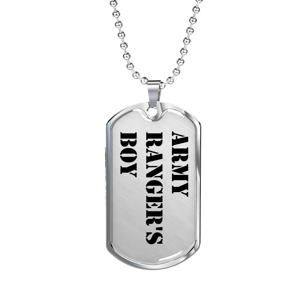 Army Ranger's Boy - Luxury Dog Tag Necklace
