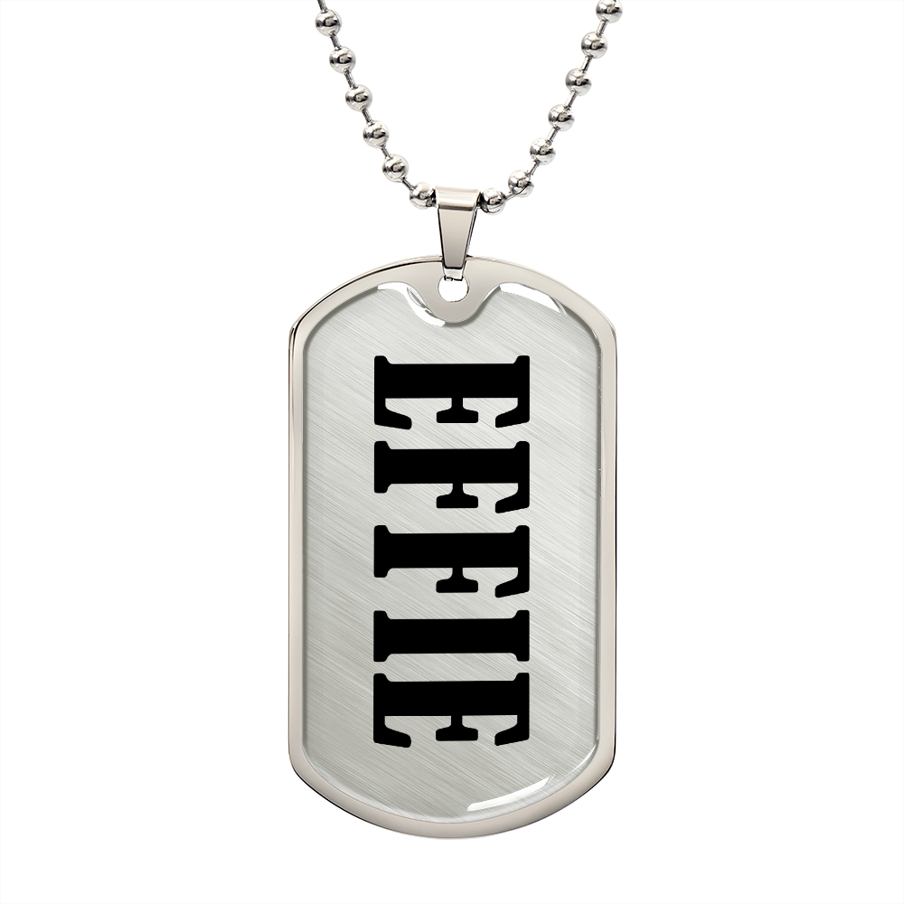 Effie v01 - Luxury Dog Tag Necklace