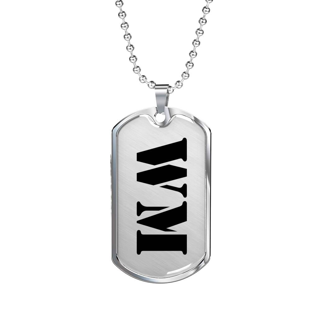 Wm - Luxury Dog Tag Necklace