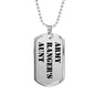 Army Ranger's Aunt - Luxury Dog Tag Necklace