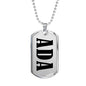 Ada v01 - Luxury Dog Tag Necklace