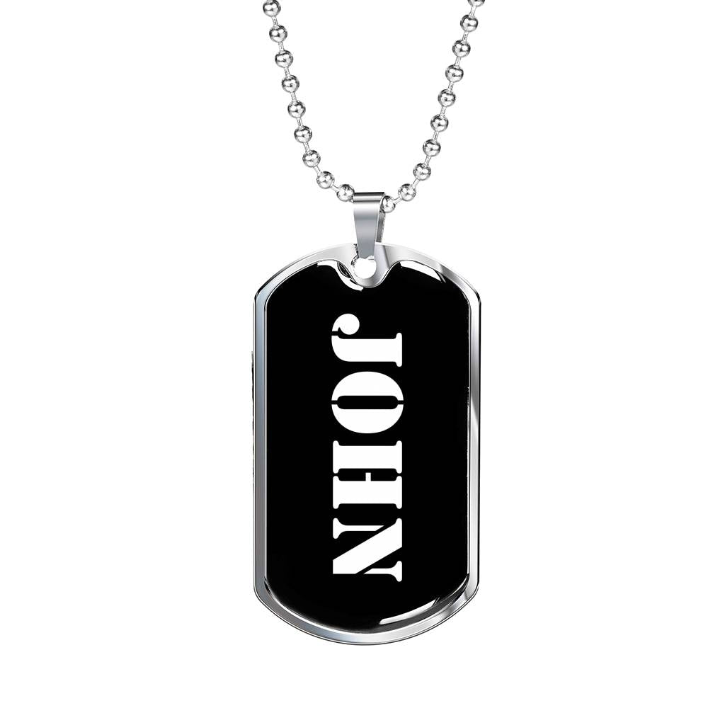 John v1 - Luxury Dog Tag Necklace
