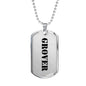 Grover - Luxury Dog Tag Necklace