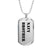 Navy Brother - Luxury Dog Tag Necklace