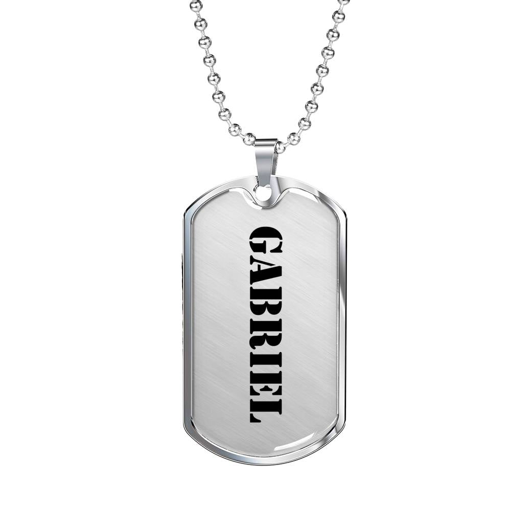 Gabriel - Luxury Dog Tag Necklace