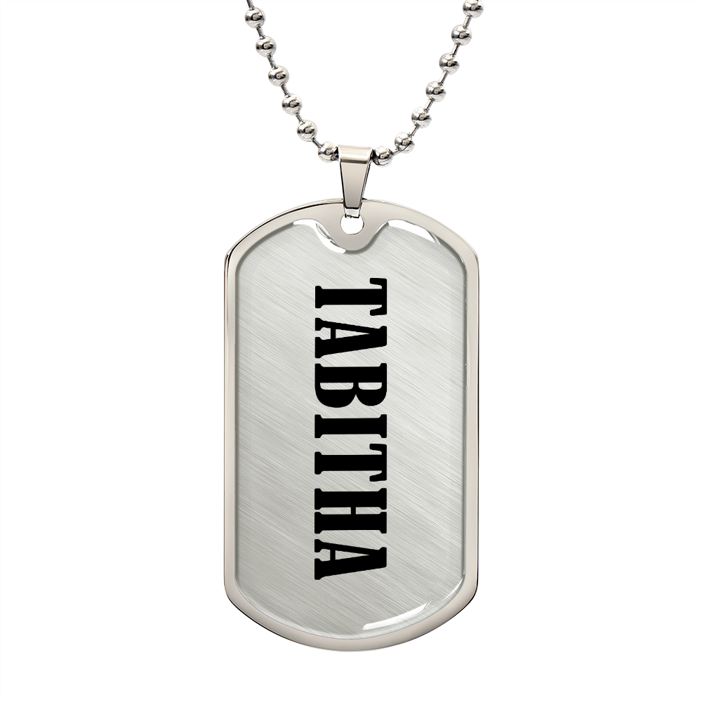 Tabitha v01 - Luxury Dog Tag Necklace