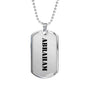 Abraham - Luxury Dog Tag Necklace