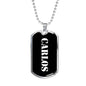 Carlos v2 - Luxury Dog Tag Necklace