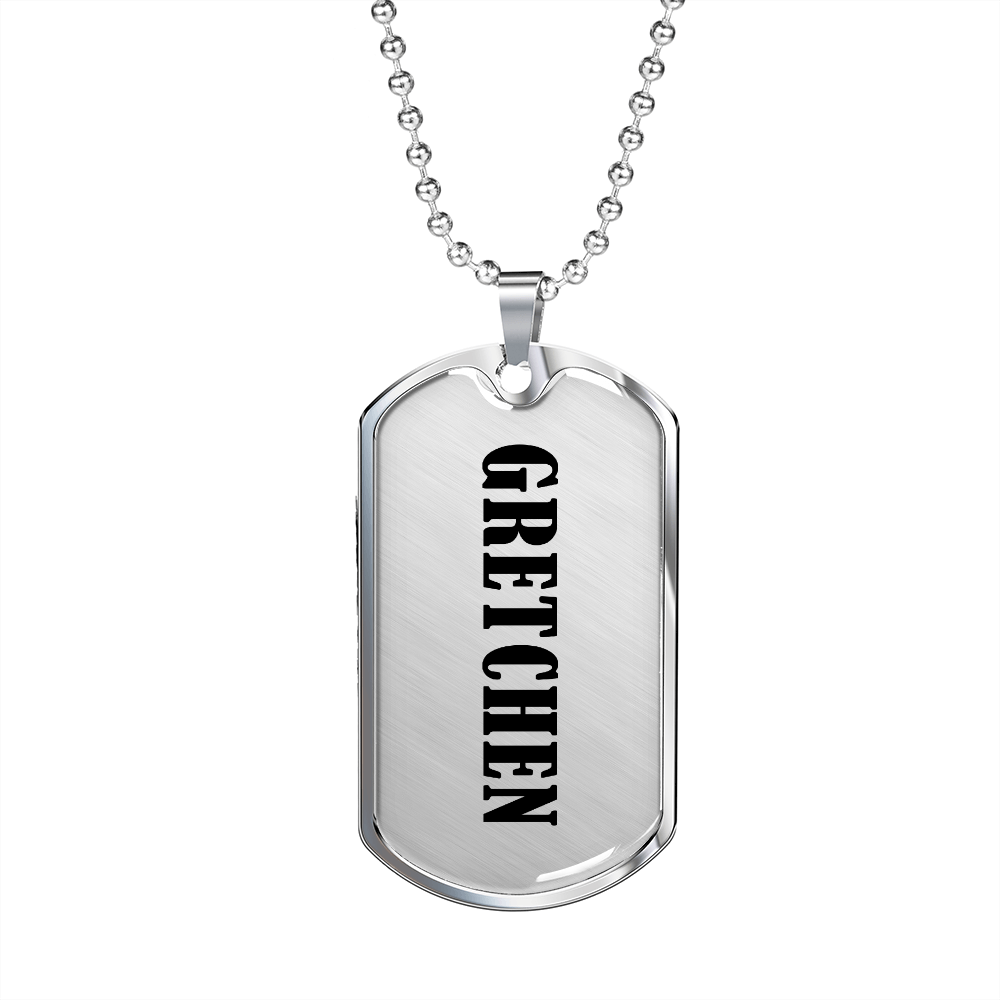 Gretchen v01 - Luxury Dog Tag Necklace