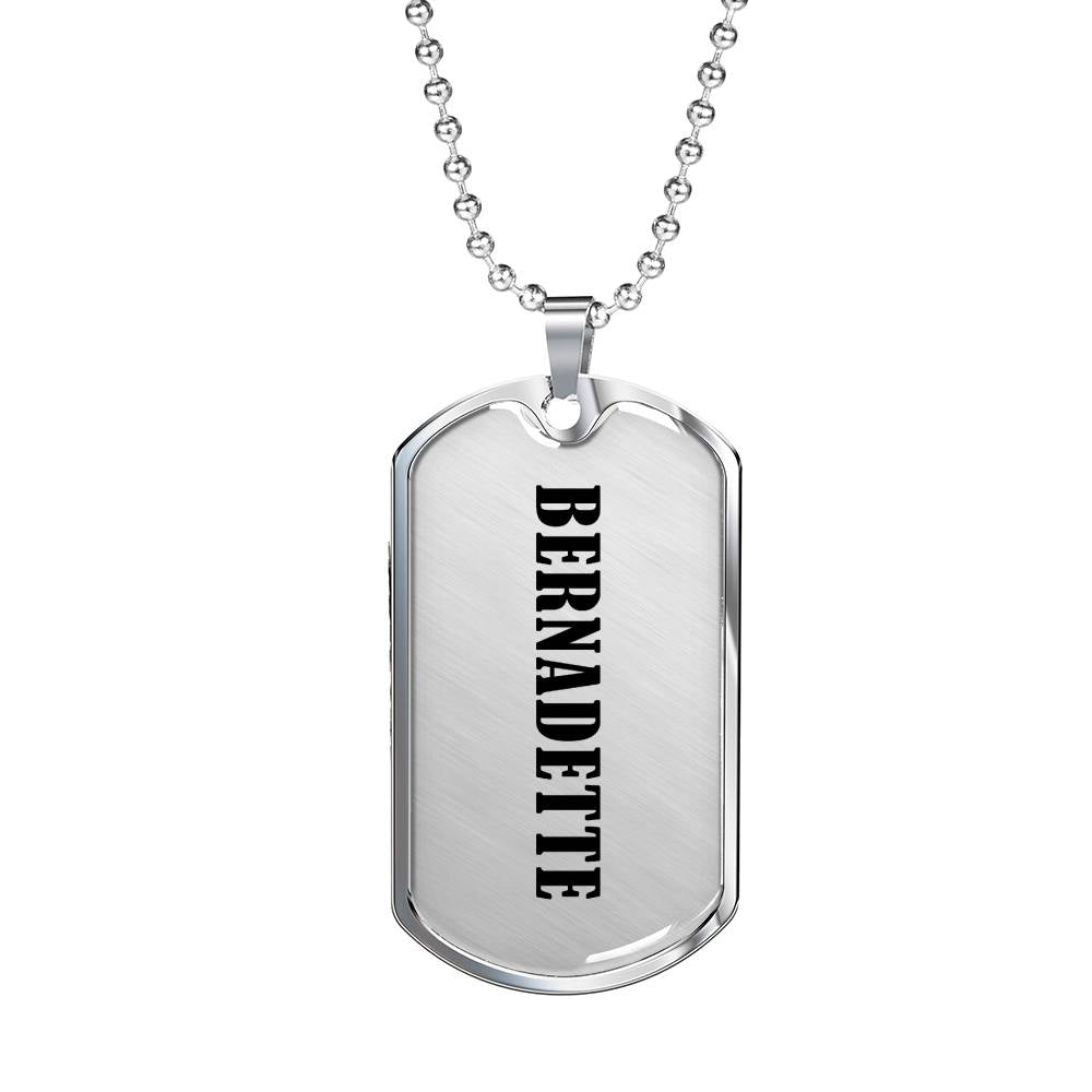 Bernadette v01 - Luxury Dog Tag Necklace