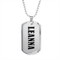 Leanna v01 - Luxury Dog Tag Necklace