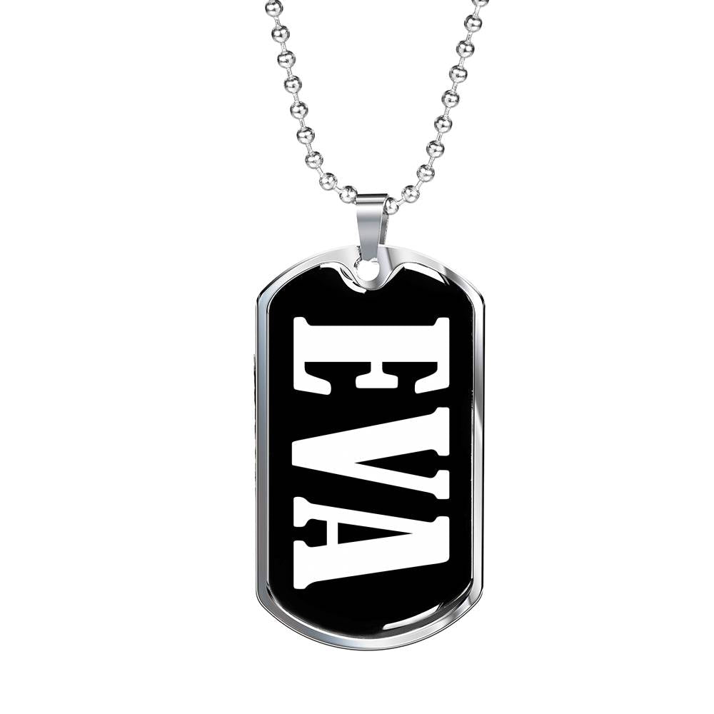 Eva v02 - Luxury Dog Tag Necklace