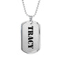 Tracy - Luxury Dog Tag Necklace