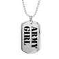 Army Girl - Luxury Dog Tag Necklace