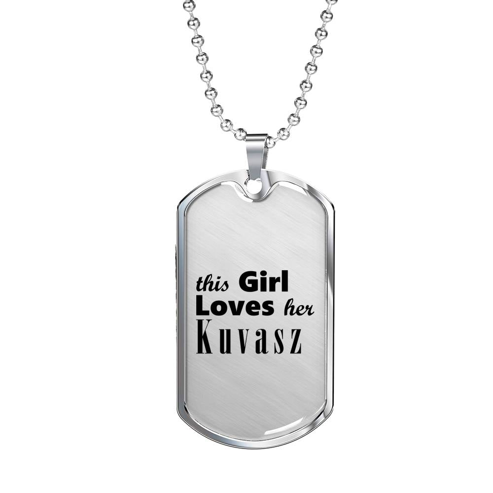 Kuvasz - Luxury Dog Tag Necklace