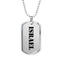 Israel - Luxury Dog Tag Necklace