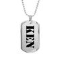 Ken - Luxury Dog Tag Necklace