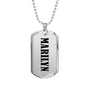 Marilyn v01 - Luxury Dog Tag Necklace