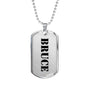 Bruce - Luxury Dog Tag Necklace