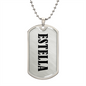 Estella v01 - Luxury Dog Tag Necklace