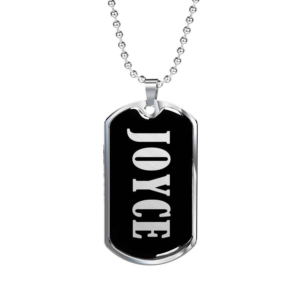 Joyce v01s - Luxury Dog Tag Necklace