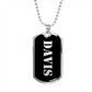 Davis v2 - Luxury Dog Tag Necklace
