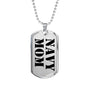 Navy Mom - Luxury Dog Tag Necklace