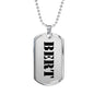 Bert - Luxury Dog Tag Necklace
