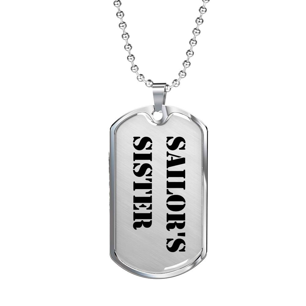 Sailor's Sister - Luxury Dog Tag Necklace